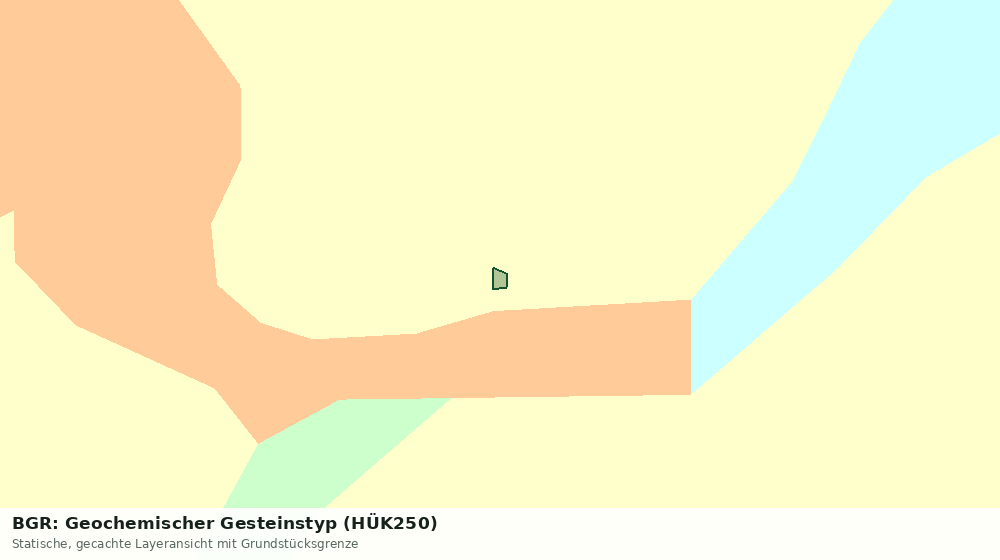 Statische Kartenansicht: BGR: Geochemischer Gesteinstyp (HÜK250)