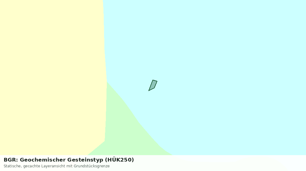 Statische Kartenansicht: BGR: Geochemischer Gesteinstyp (HÜK250)