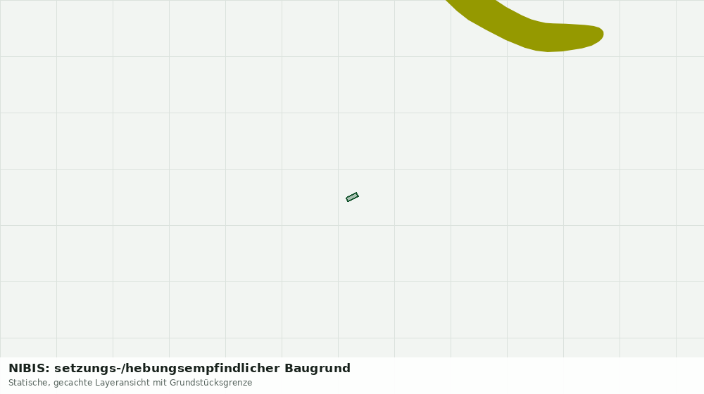 Statische Kartenansicht: NIBIS: setzungs-/hebungsempfindlicher Baugrund
