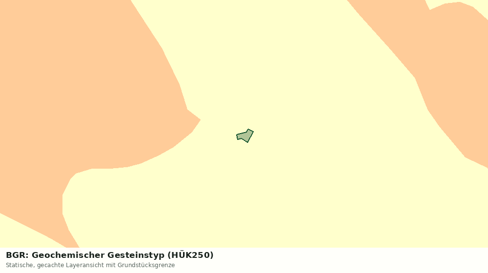 Statische Kartenansicht: BGR: Geochemischer Gesteinstyp (HÜK250)