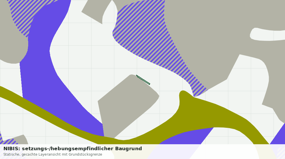 Statische Kartenansicht: NIBIS: setzungs-/hebungsempfindlicher Baugrund