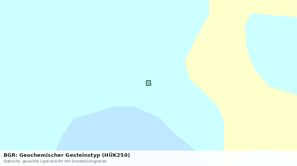 Statische Kartenansicht: BGR: Geochemischer Gesteinstyp (HÜK250)
