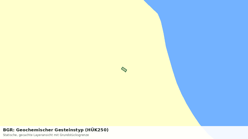 Statische Kartenansicht: BGR: Geochemischer Gesteinstyp (HÜK250)
