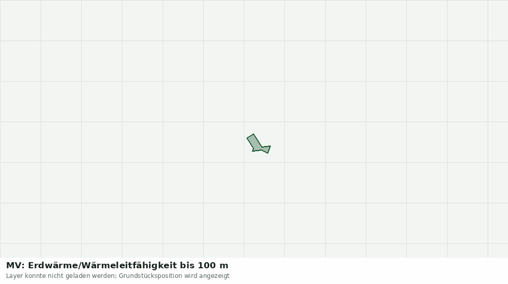Statische Kartenansicht: MV: Erdwärme/Wärmeleitfähigkeit bis 100 m