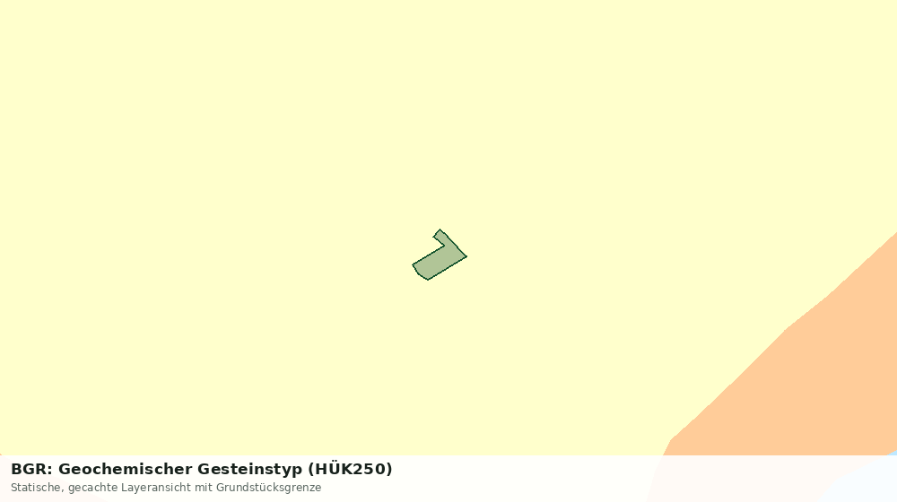 Statische Kartenansicht: BGR: Geochemischer Gesteinstyp (HÜK250)