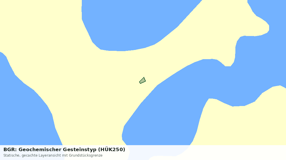 Statische Kartenansicht: BGR: Geochemischer Gesteinstyp (HÜK250)