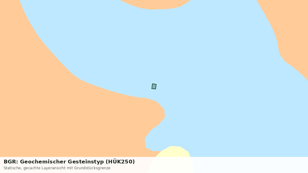 Statische Kartenansicht: BGR: Geochemischer Gesteinstyp (HÜK250)