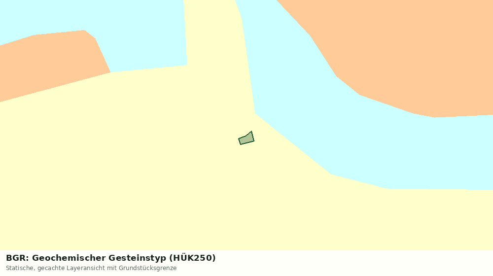 Statische Kartenansicht: BGR: Geochemischer Gesteinstyp (HÜK250)
