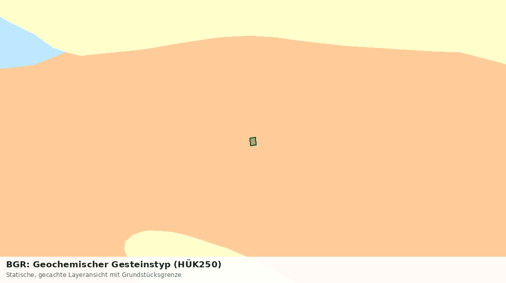 Statische Kartenansicht: BGR: Geochemischer Gesteinstyp (HÜK250)