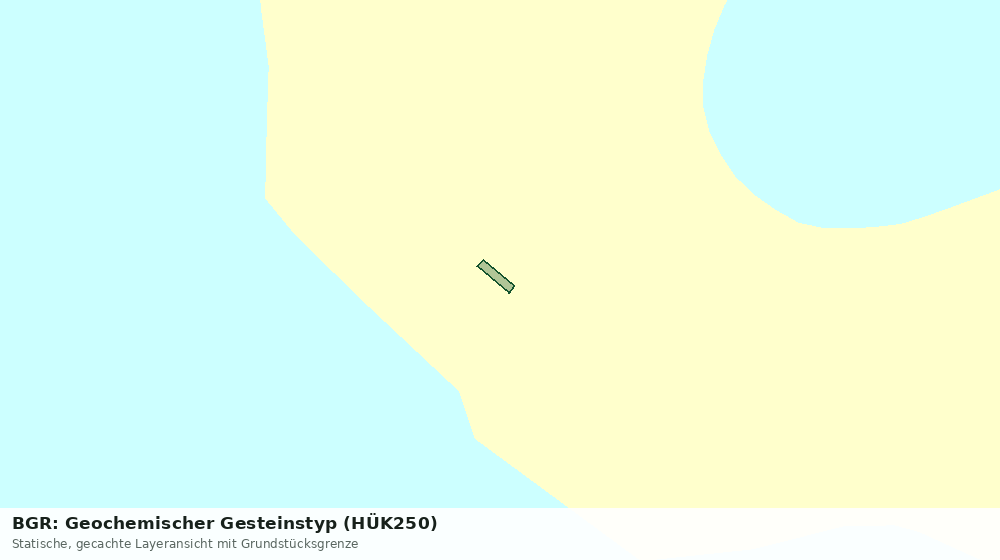 Statische Kartenansicht: BGR: Geochemischer Gesteinstyp (HÜK250)