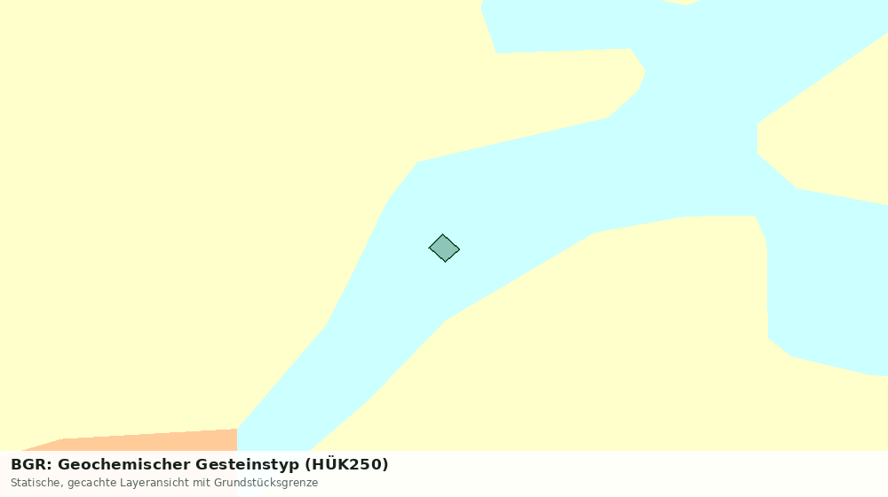 Statische Kartenansicht: BGR: Geochemischer Gesteinstyp (HÜK250)