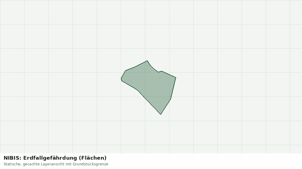 Statische Kartenansicht: NIBIS: Erdfallgefährdung (Flächen)