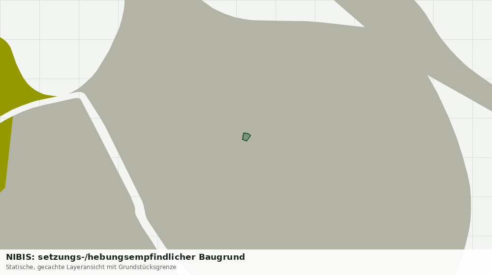 Statische Kartenansicht: NIBIS: setzungs-/hebungsempfindlicher Baugrund
