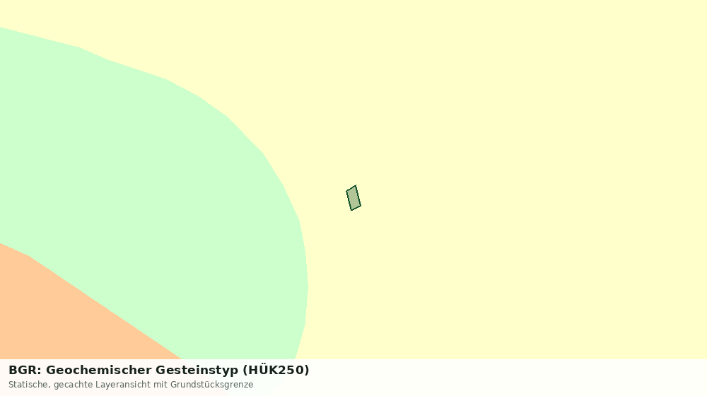 Statische Kartenansicht: BGR: Geochemischer Gesteinstyp (HÜK250)