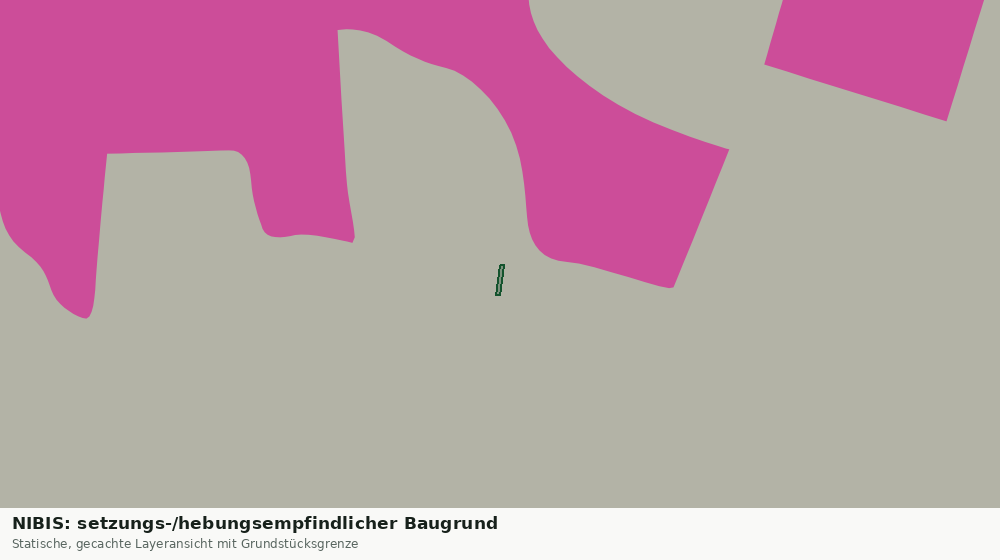 Statische Kartenansicht: NIBIS: setzungs-/hebungsempfindlicher Baugrund