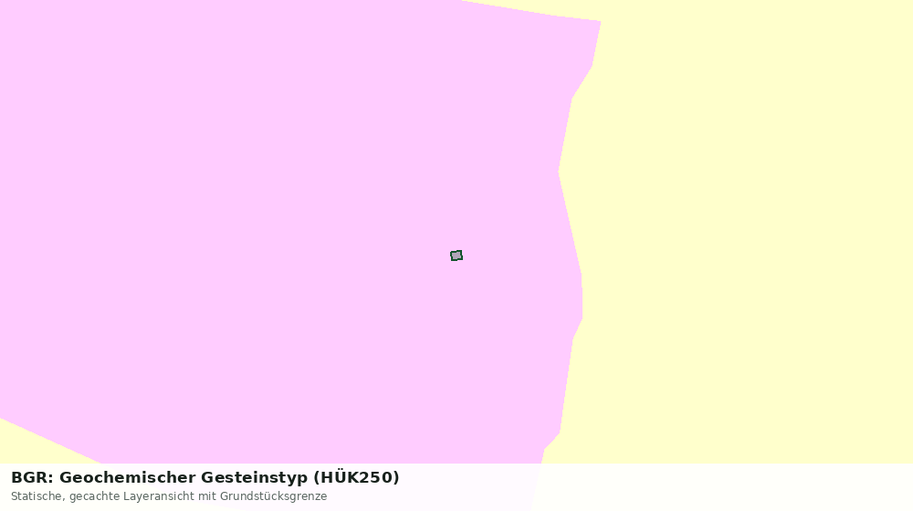Statische Kartenansicht: BGR: Geochemischer Gesteinstyp (HÜK250)