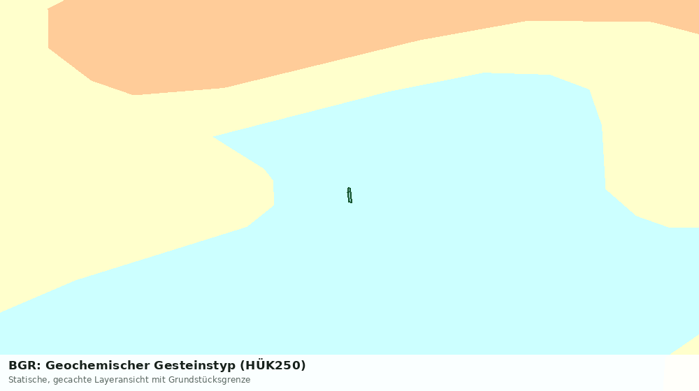 Statische Kartenansicht: BGR: Geochemischer Gesteinstyp (HÜK250)