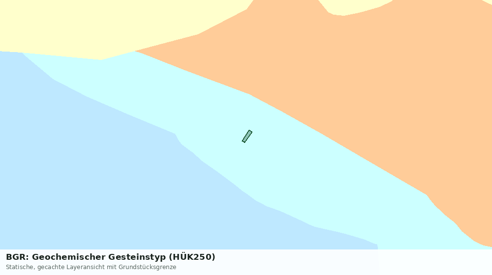 Statische Kartenansicht: BGR: Geochemischer Gesteinstyp (HÜK250)