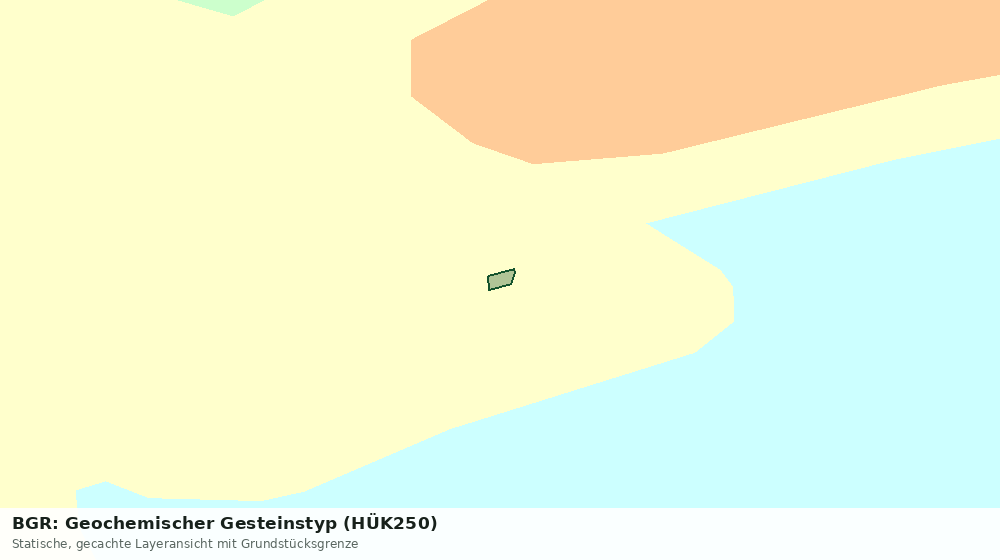 Statische Kartenansicht: BGR: Geochemischer Gesteinstyp (HÜK250)