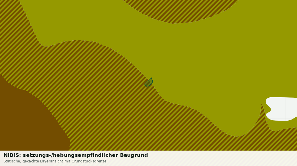 Statische Kartenansicht: NIBIS: setzungs-/hebungsempfindlicher Baugrund