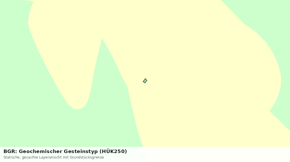 Statische Kartenansicht: BGR: Geochemischer Gesteinstyp (HÜK250)