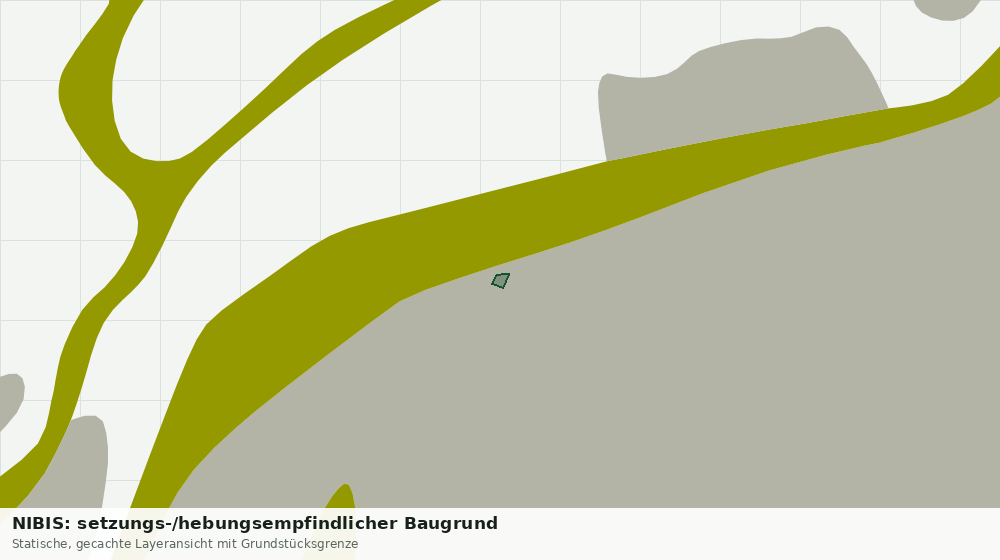 Statische Kartenansicht: NIBIS: setzungs-/hebungsempfindlicher Baugrund