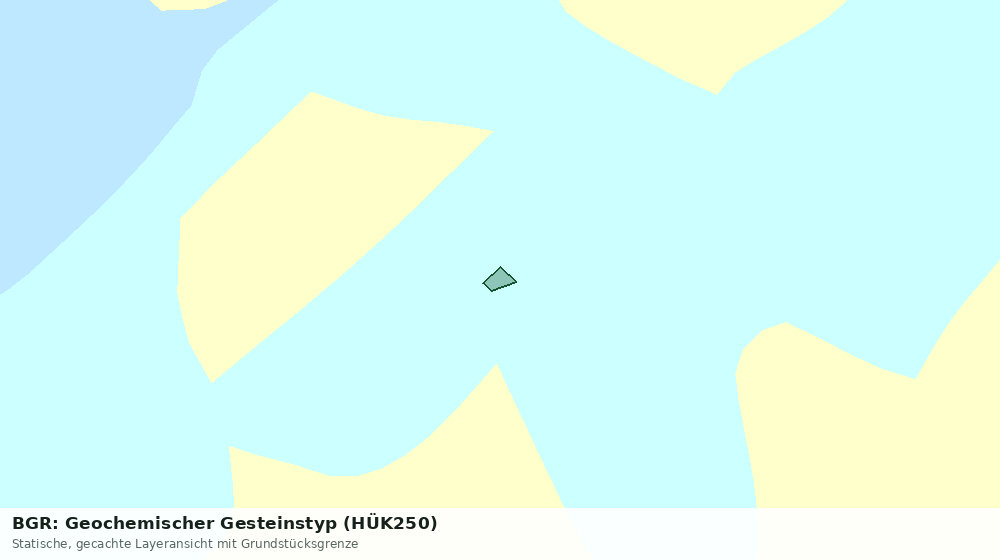 Statische Kartenansicht: BGR: Geochemischer Gesteinstyp (HÜK250)
