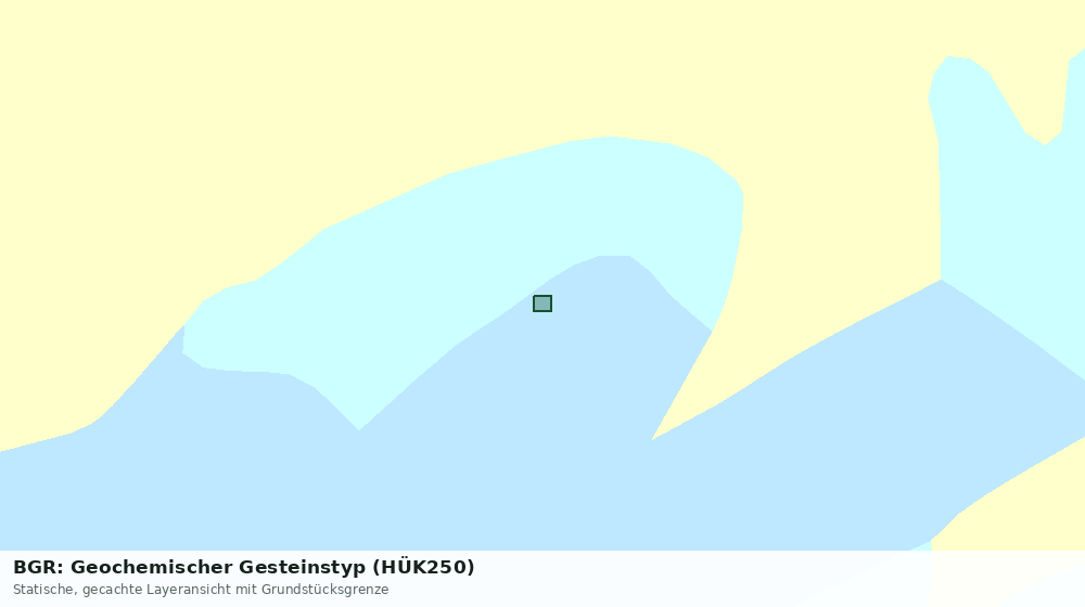 Statische Kartenansicht: BGR: Geochemischer Gesteinstyp (HÜK250)