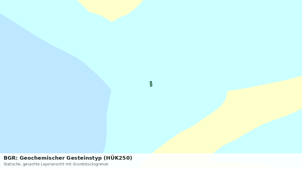 Statische Kartenansicht: BGR: Geochemischer Gesteinstyp (HÜK250)