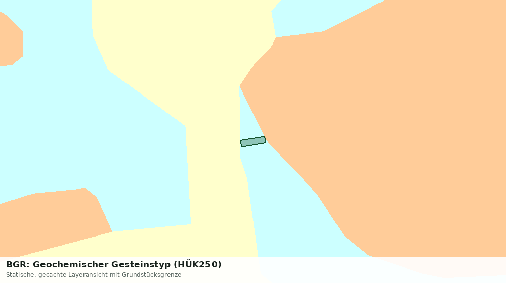Statische Kartenansicht: BGR: Geochemischer Gesteinstyp (HÜK250)