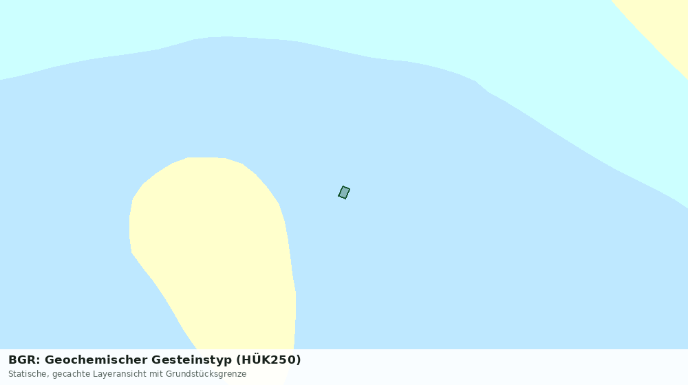 Statische Kartenansicht: BGR: Geochemischer Gesteinstyp (HÜK250)