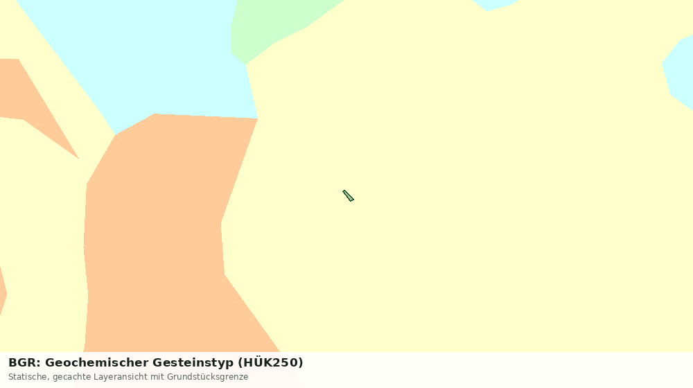Statische Kartenansicht: BGR: Geochemischer Gesteinstyp (HÜK250)