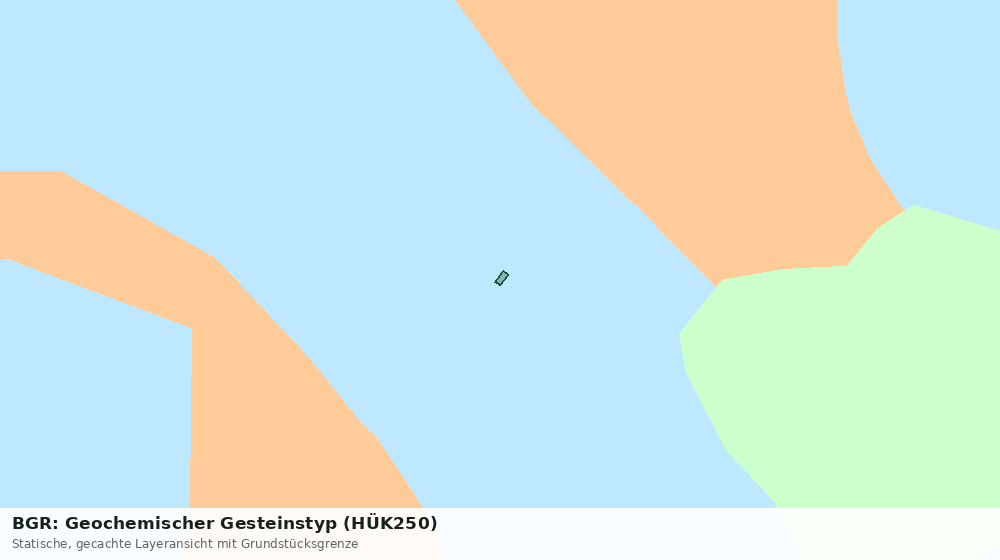 Statische Kartenansicht: BGR: Geochemischer Gesteinstyp (HÜK250)