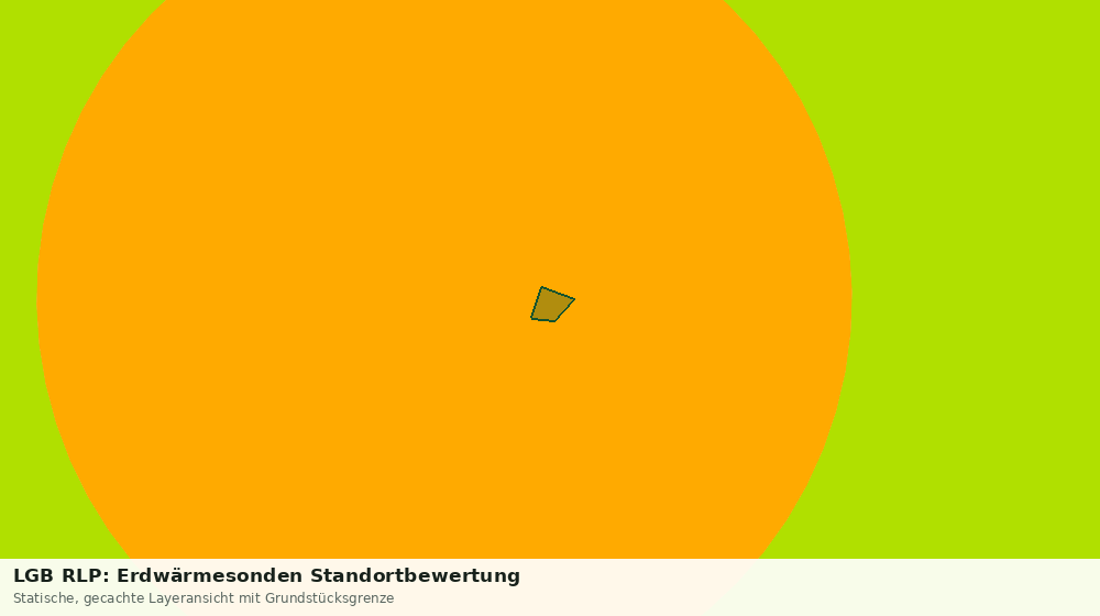 Statische Kartenansicht: LGB RLP: Erdwärmesonden Standortbewertung