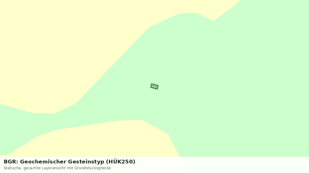 Statische Kartenansicht: BGR: Geochemischer Gesteinstyp (HÜK250)