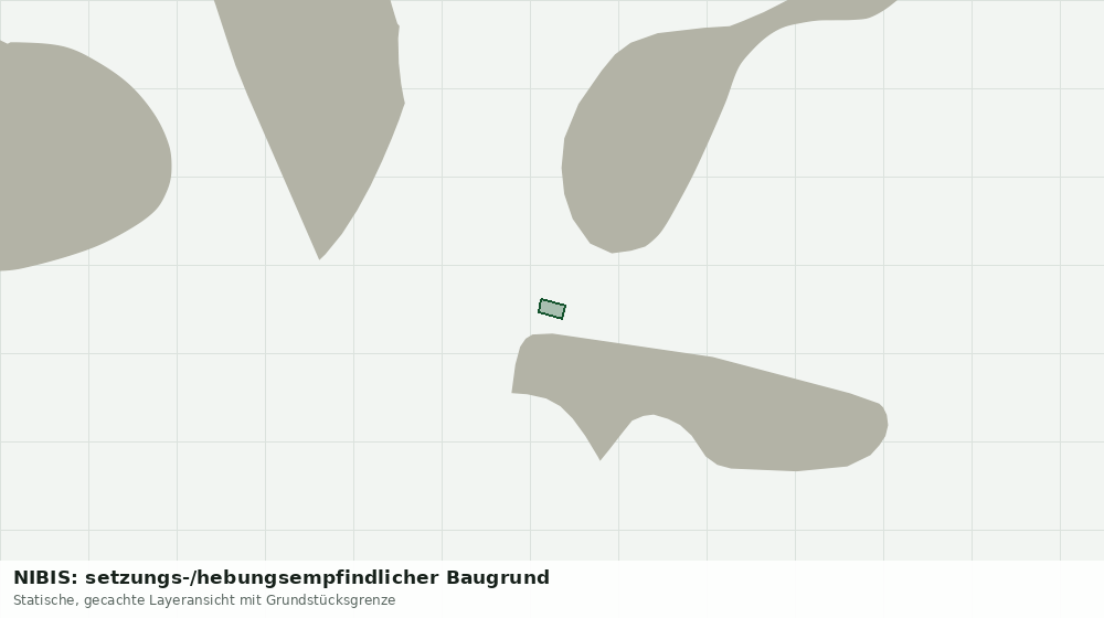 Statische Kartenansicht: NIBIS: setzungs-/hebungsempfindlicher Baugrund