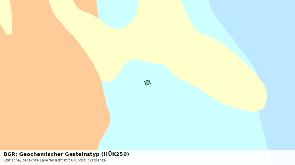 Statische Kartenansicht: BGR: Geochemischer Gesteinstyp (HÜK250)