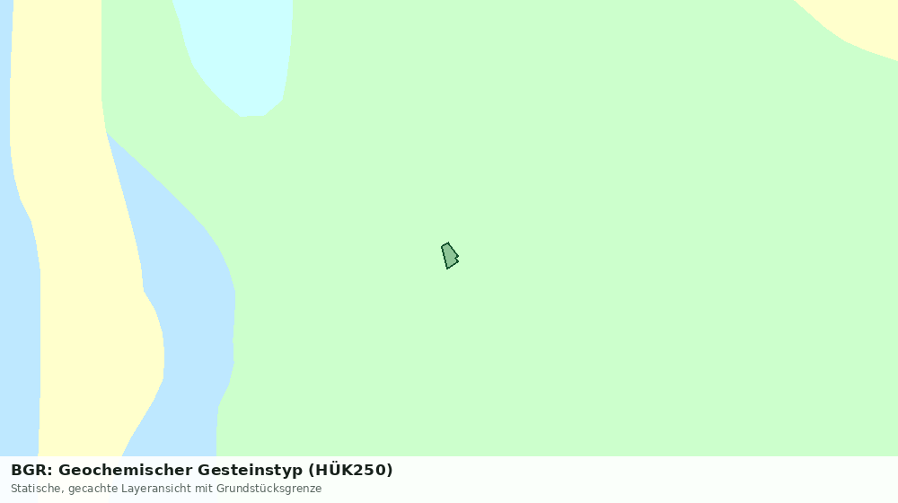 Statische Kartenansicht: BGR: Geochemischer Gesteinstyp (HÜK250)