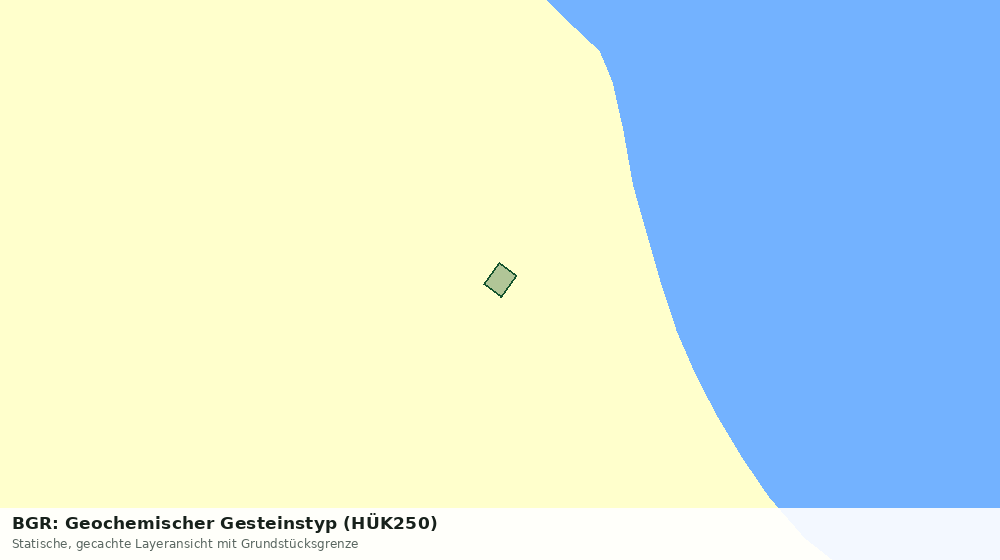 Statische Kartenansicht: BGR: Geochemischer Gesteinstyp (HÜK250)