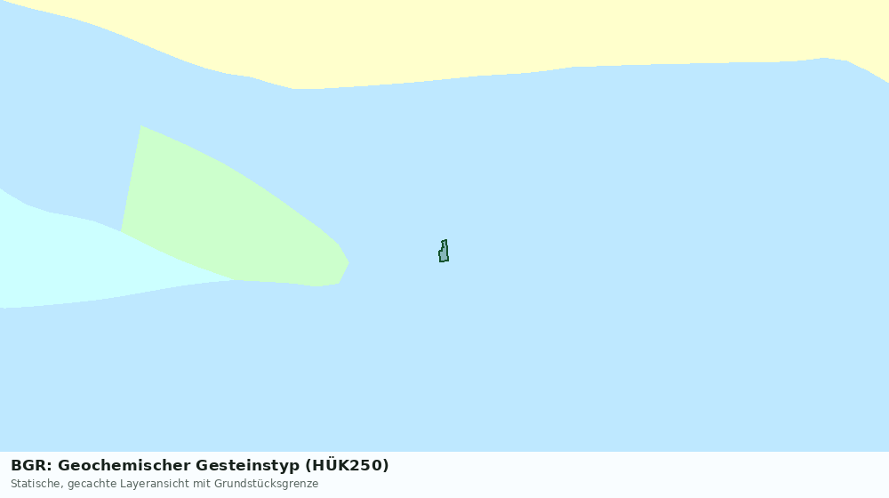Statische Kartenansicht: BGR: Geochemischer Gesteinstyp (HÜK250)
