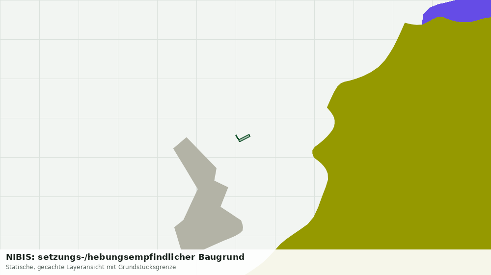 Statische Kartenansicht: NIBIS: setzungs-/hebungsempfindlicher Baugrund