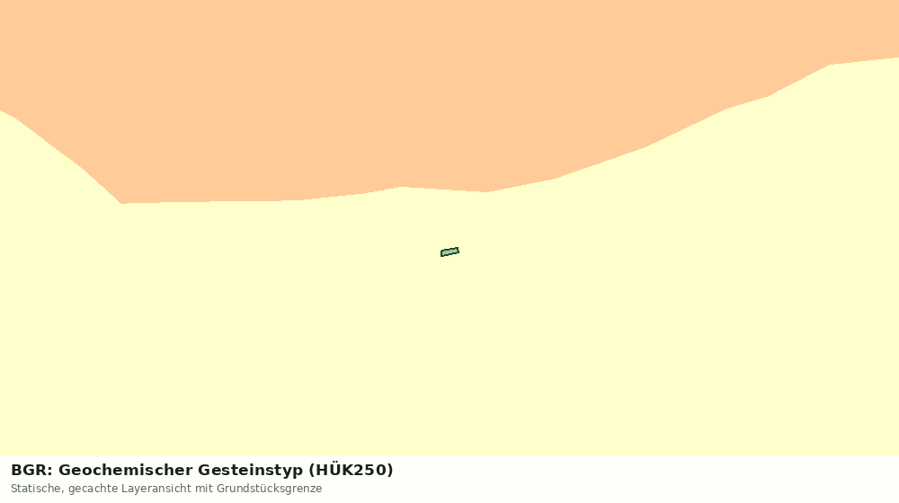 Statische Kartenansicht: BGR: Geochemischer Gesteinstyp (HÜK250)