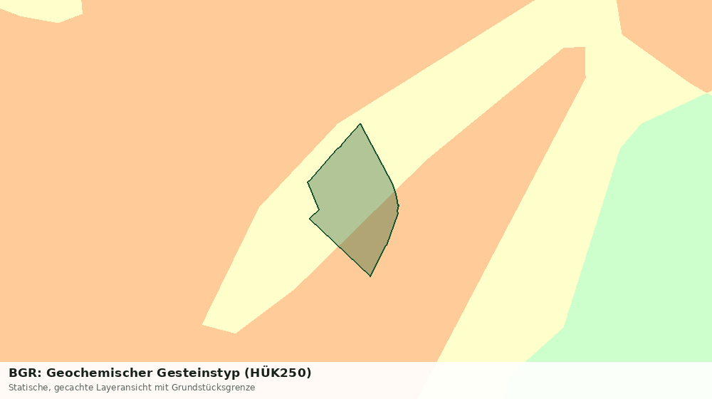 Statische Kartenansicht: BGR: Geochemischer Gesteinstyp (HÜK250)