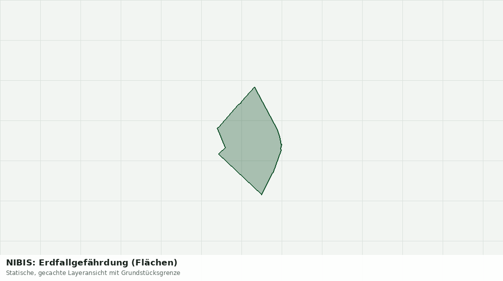 Statische Kartenansicht: NIBIS: Erdfallgefährdung (Flächen)