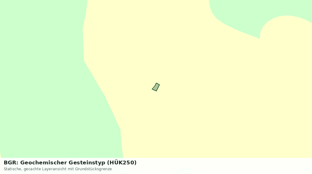 Statische Kartenansicht: BGR: Geochemischer Gesteinstyp (HÜK250)