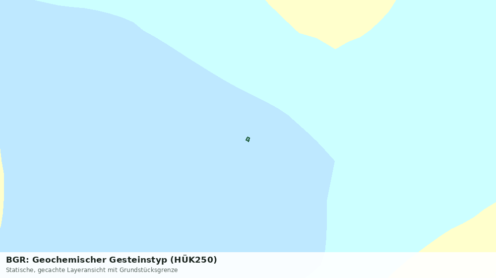 Statische Kartenansicht: BGR: Geochemischer Gesteinstyp (HÜK250)