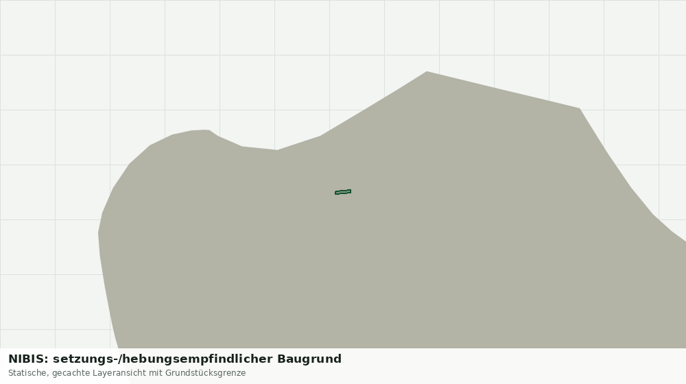 Statische Kartenansicht: NIBIS: setzungs-/hebungsempfindlicher Baugrund
