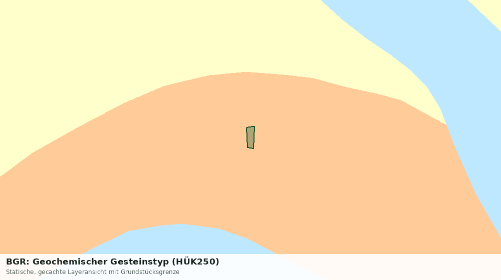 Statische Kartenansicht: BGR: Geochemischer Gesteinstyp (HÜK250)