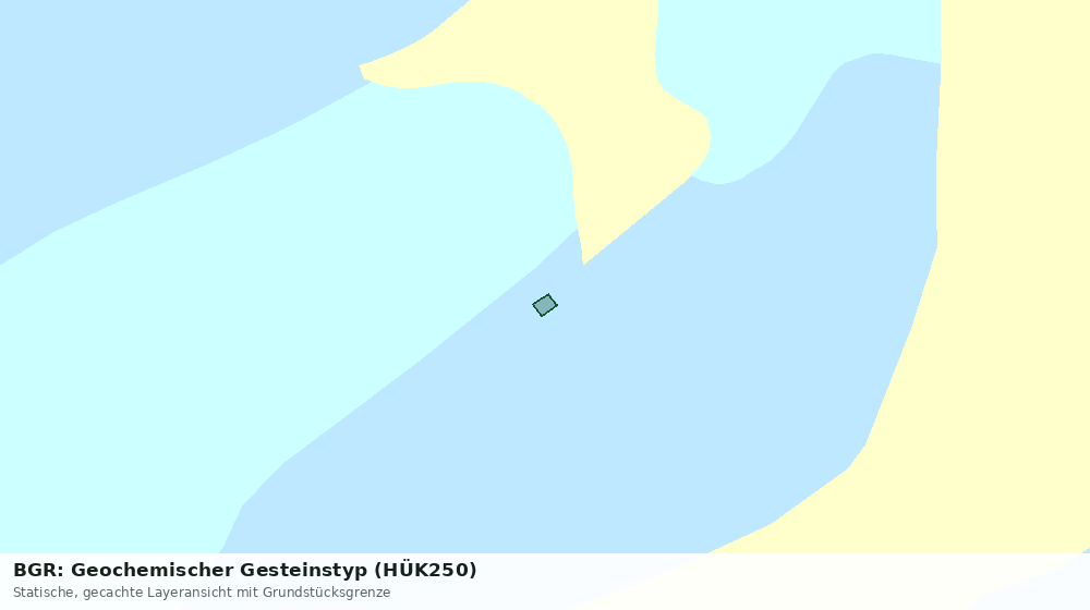 Statische Kartenansicht: BGR: Geochemischer Gesteinstyp (HÜK250)
