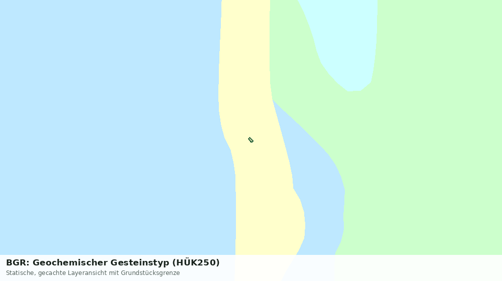 Statische Kartenansicht: BGR: Geochemischer Gesteinstyp (HÜK250)